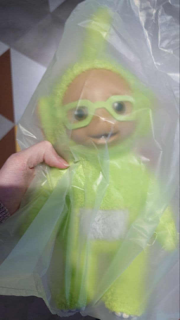 テレタビーズ 緑色のやつ ぬいぐるみ 本体