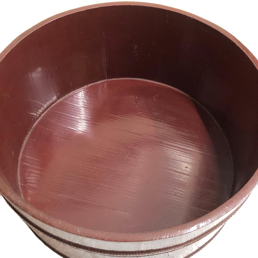 ■時代物・レトロ■木桶・インテリア・アンティーク・花器・ディスプレイ・木工・木製