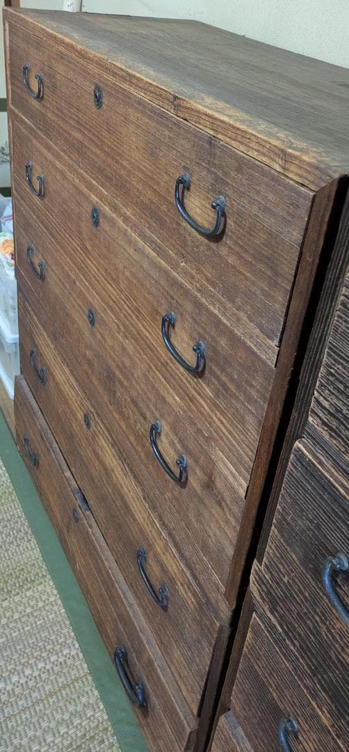 【引取価格】昭和レトロな箪笥　 五段　アンティーク