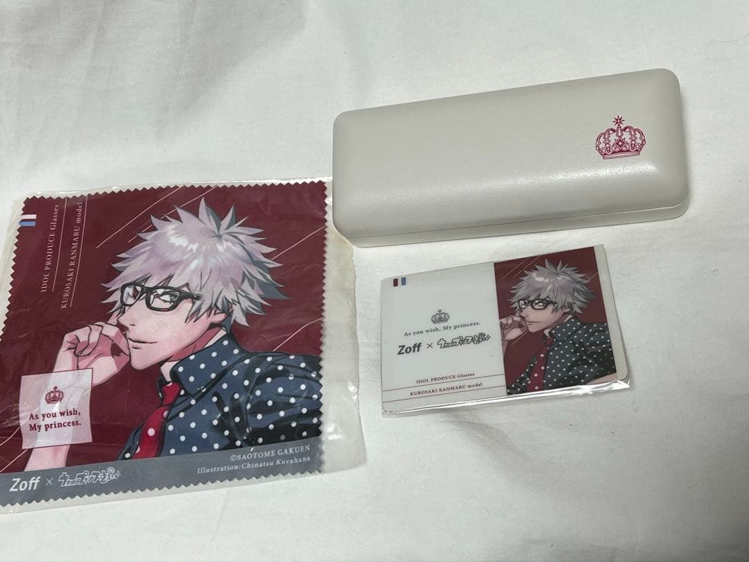匿名配送/うたプリ×Zoff コラボメガネ 黒崎蘭丸