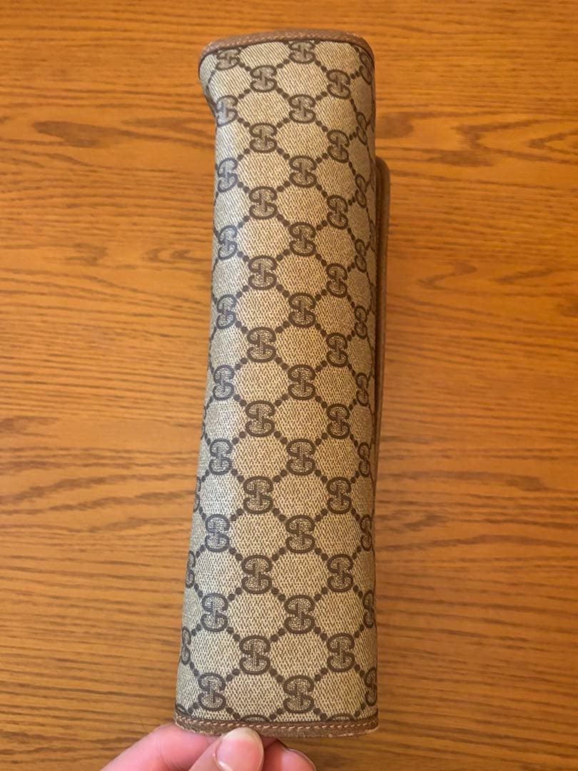 GUCCIグッチ オールドグッチ セカンドバッグ シェリーライン GG柄　PVC