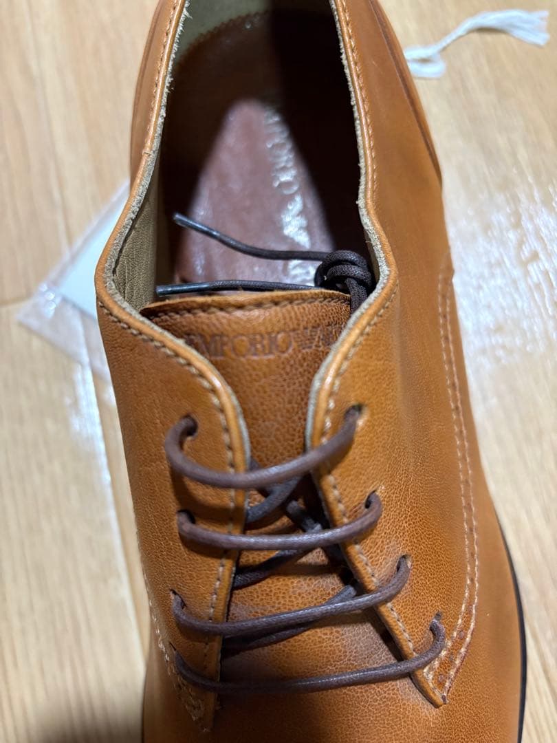 未使用　エンポリオアルマーニ　イタリア製　プレーントゥ　43