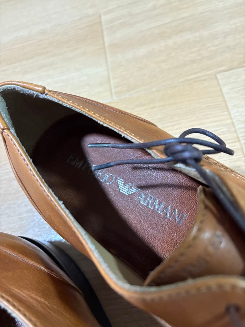 未使用　エンポリオアルマーニ　イタリア製　プレーントゥ　43