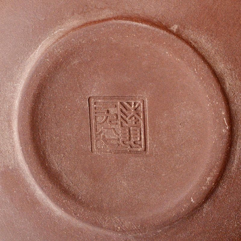 中国　紫砂　朱泥　急須　茶壷　在銘　C　R6282