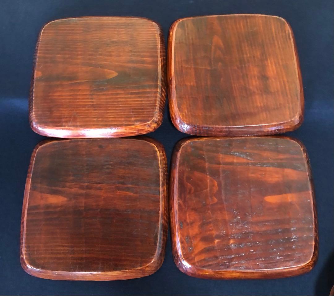 nicecats 讃岐彫 吸物膳2客 小膳 刳抜 木製漆器260121き6