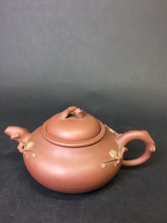 二色 紫砂壺 急須 茶道具 煎茶 在銘 順仙