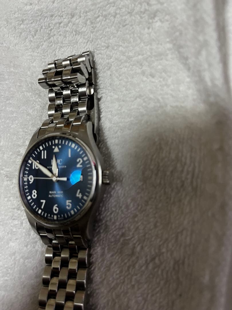 ジ*ク様 IWC 自動巻き 腕時計 黒文字盤 ステンレス　プティプランス