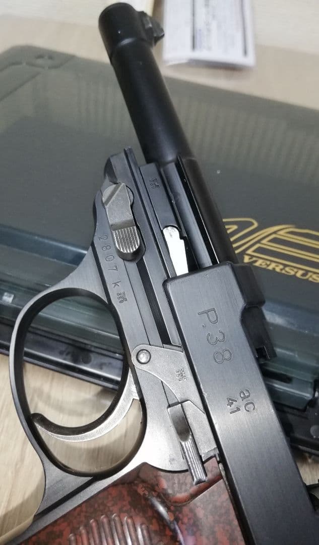 本日終了⭐マルゼン ワルサーP38ガスブロ&新品世田谷グリップ&マガジンセット