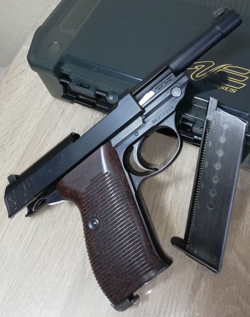 本日終了⭐マルゼン ワルサーP38ガスブロ&新品世田谷グリップ&マガジンセット
