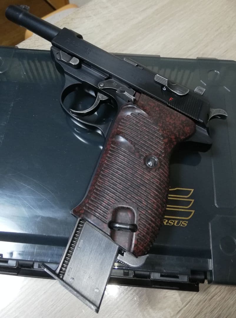 本日終了⭐マルゼン ワルサーP38ガスブロ&新品世田谷グリップ&マガジンセット