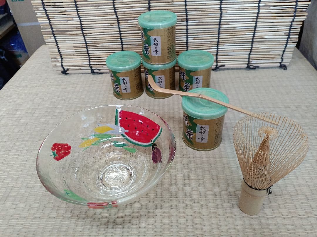 抹茶　式部の昔(しきぶのむかし) 30g缶×5