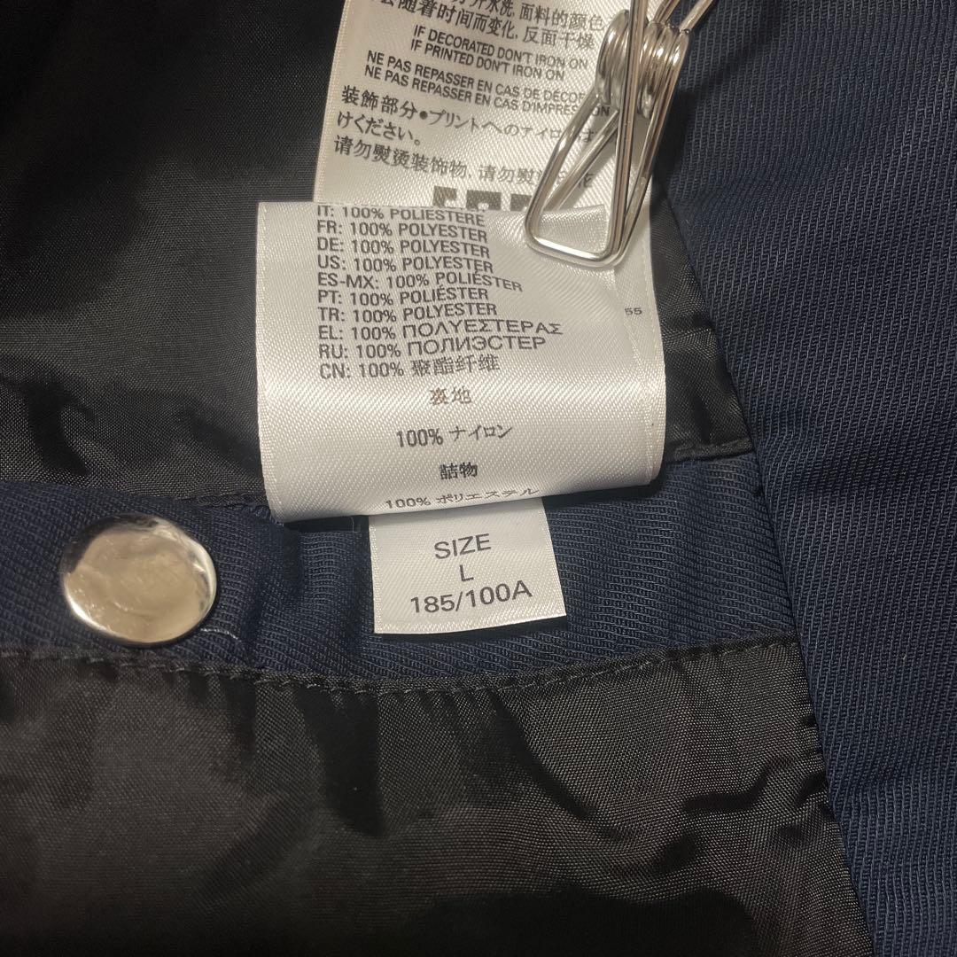 美品　DIESEL ディーゼル　シングルライダース　ナイロン　ネイビー　L