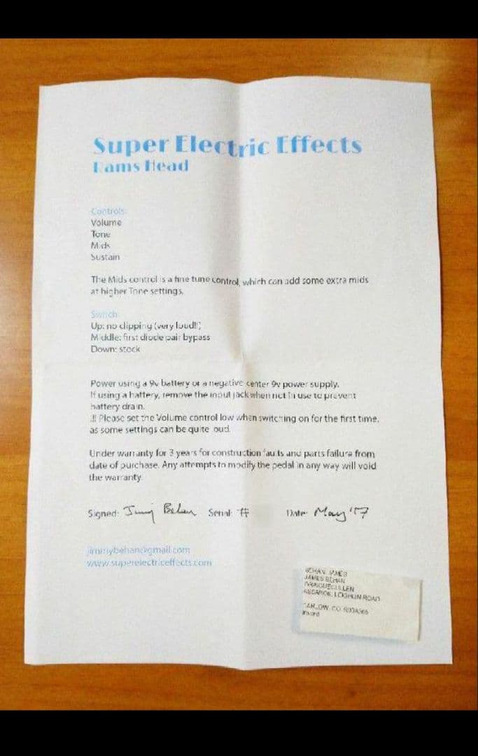 【1/15まで値下げ! 】SUPER ELECTRIC \"RAMS HEAD\"