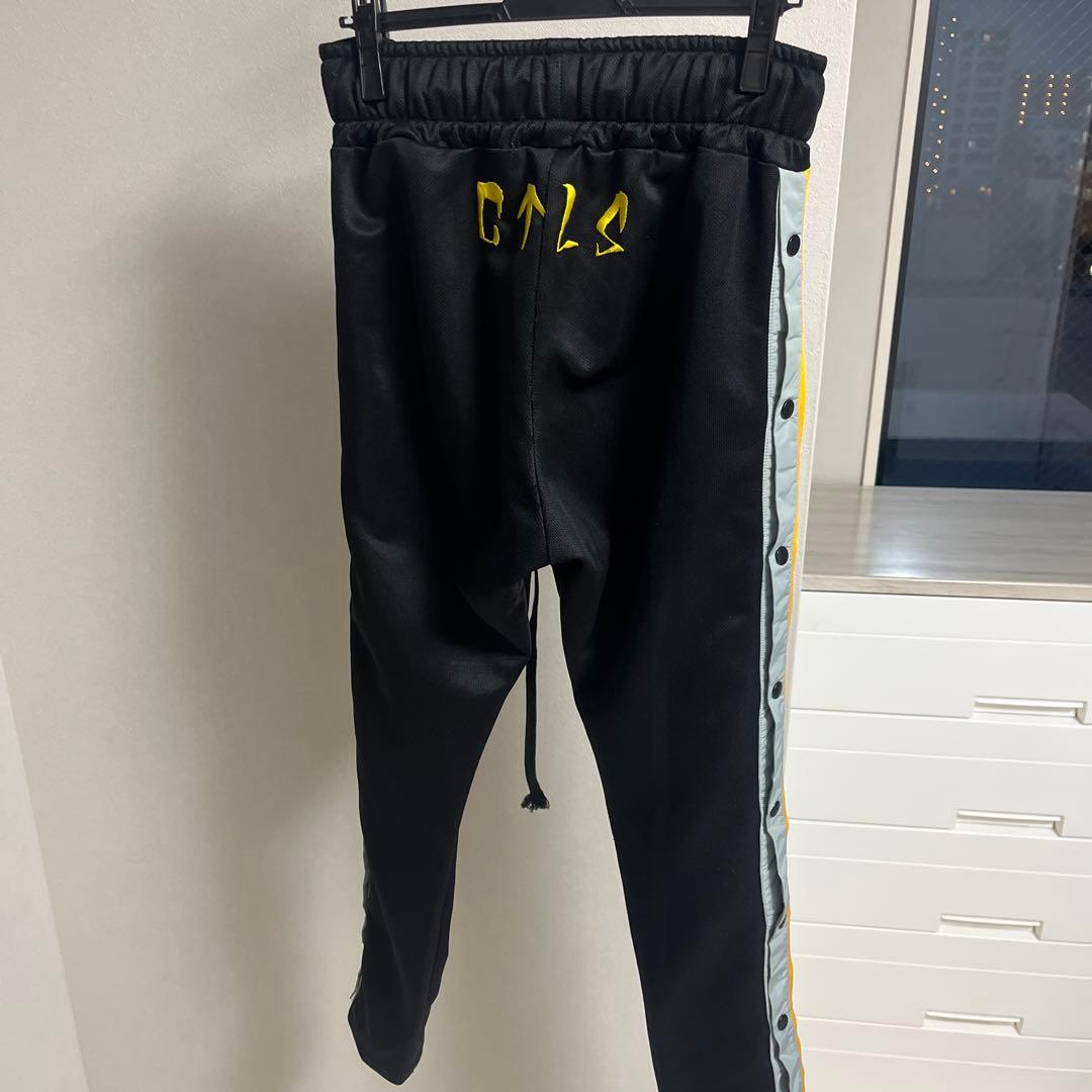 CALO ジョガーパンツ ブラック/イエロー