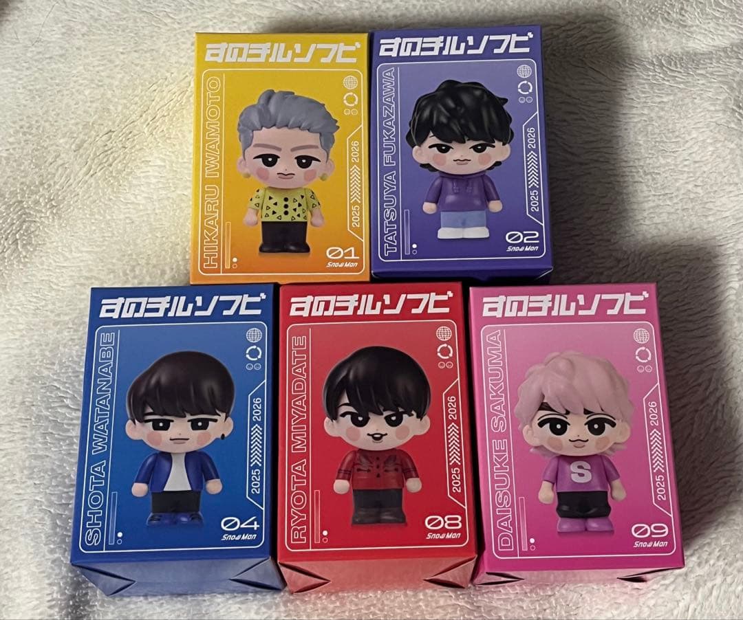 Man ON すのチル ソフビ ５人セット