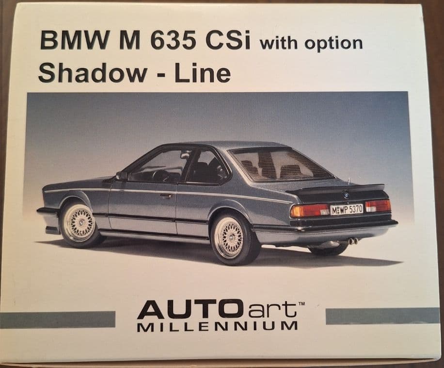 オートアートBMW M635 CSi Shadow-Line 1/18