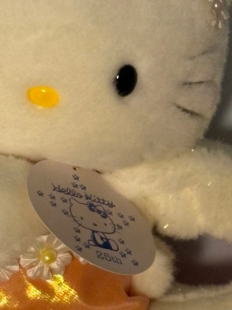 【激レア】25周年記念ぬいぐるみ　1999年 キティ＆スワン　新品箱入り 特大