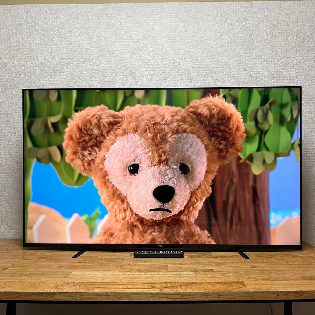 TCL 65V型 4K 液晶テレビ スマートテレビ 65P8S ネット動画アプリ