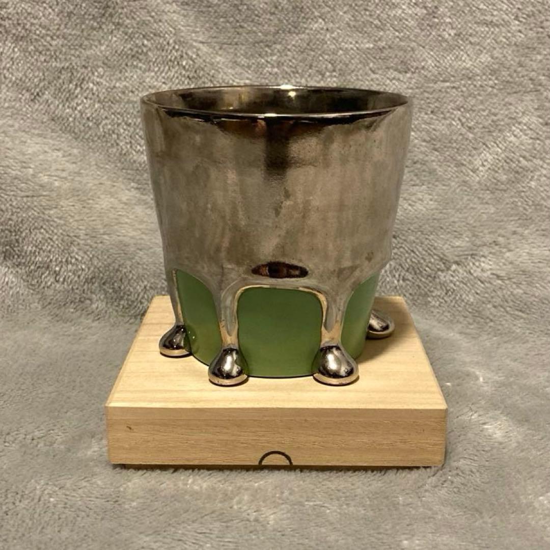 桑田卓郎 Takuro Kuwata カップ 湯呑 緑