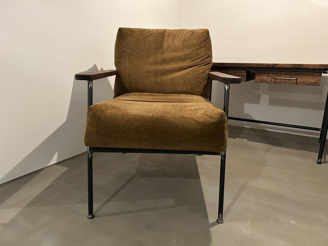 ★週末セール★インダストリアルブランチ【1人掛けソファ（展示品）】アイアン家具