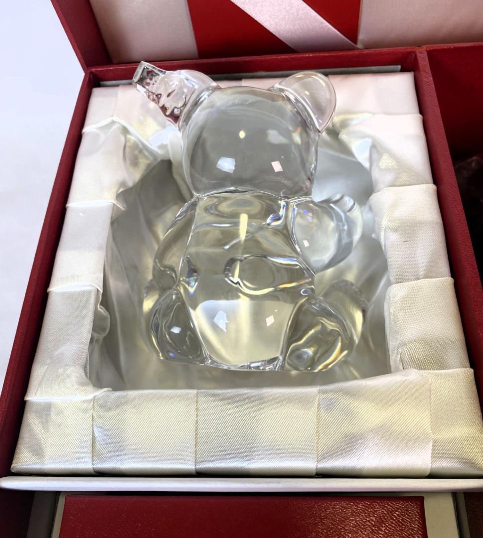 シュタイフ × バカラ クリスタルペンダント テディベア 限定1,000体