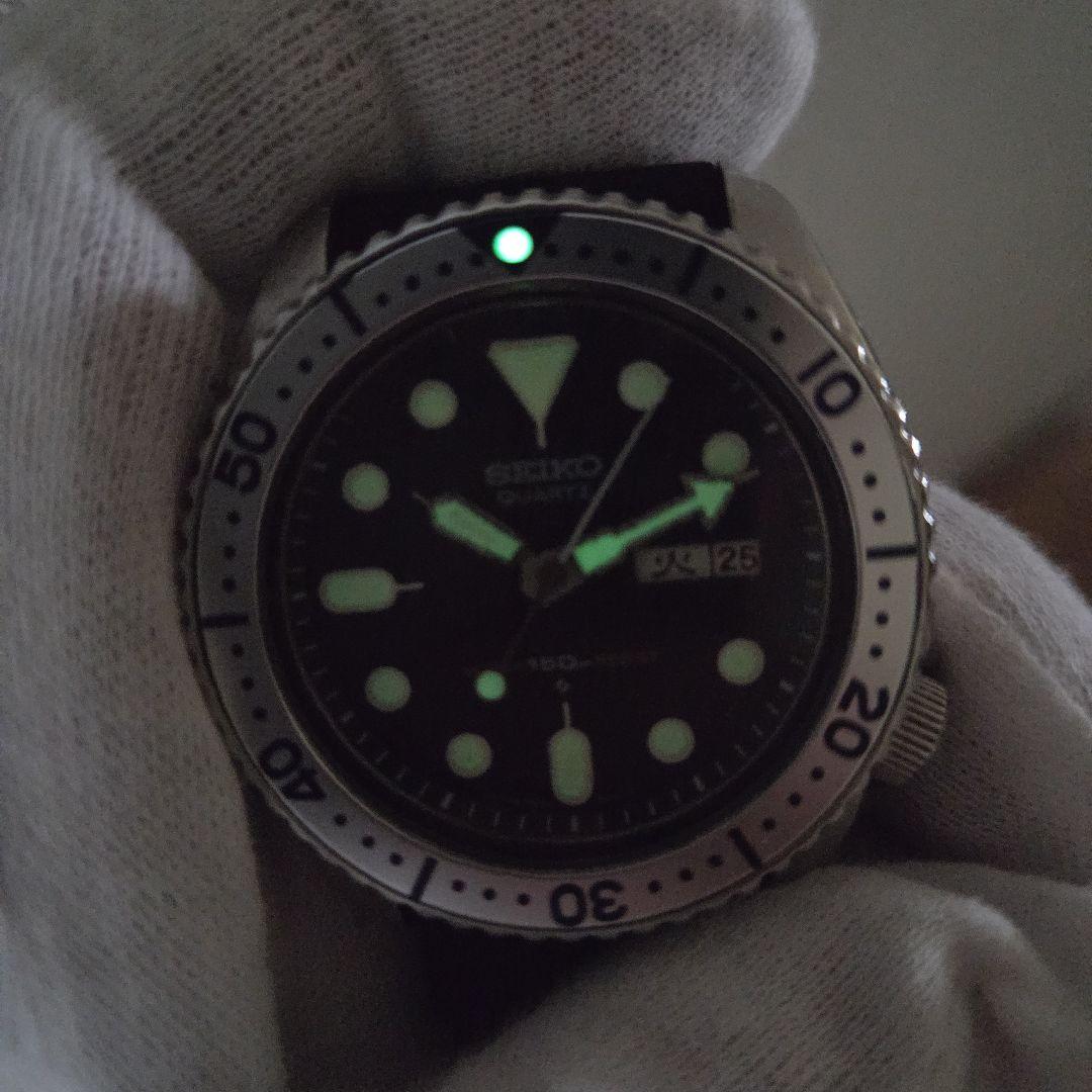 norice　　SEIKO　7548-7000　稼働品　ベゼル、ベルト社外
