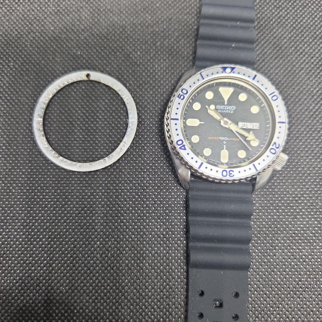 norice　　SEIKO　7548-7000　稼働品　ベゼル、ベルト社外