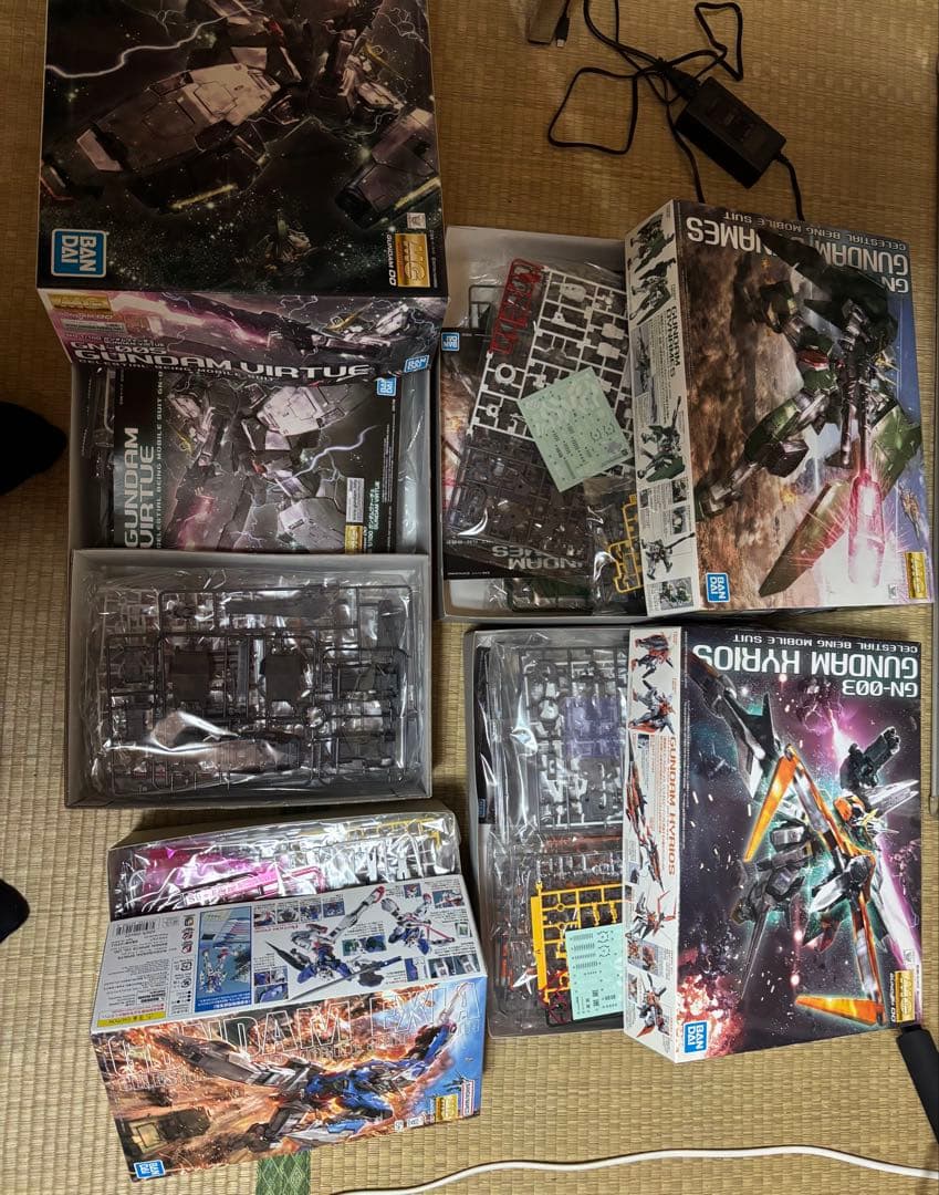 エクシア、デュナメス、キュリオス、ヴァーチェ MG