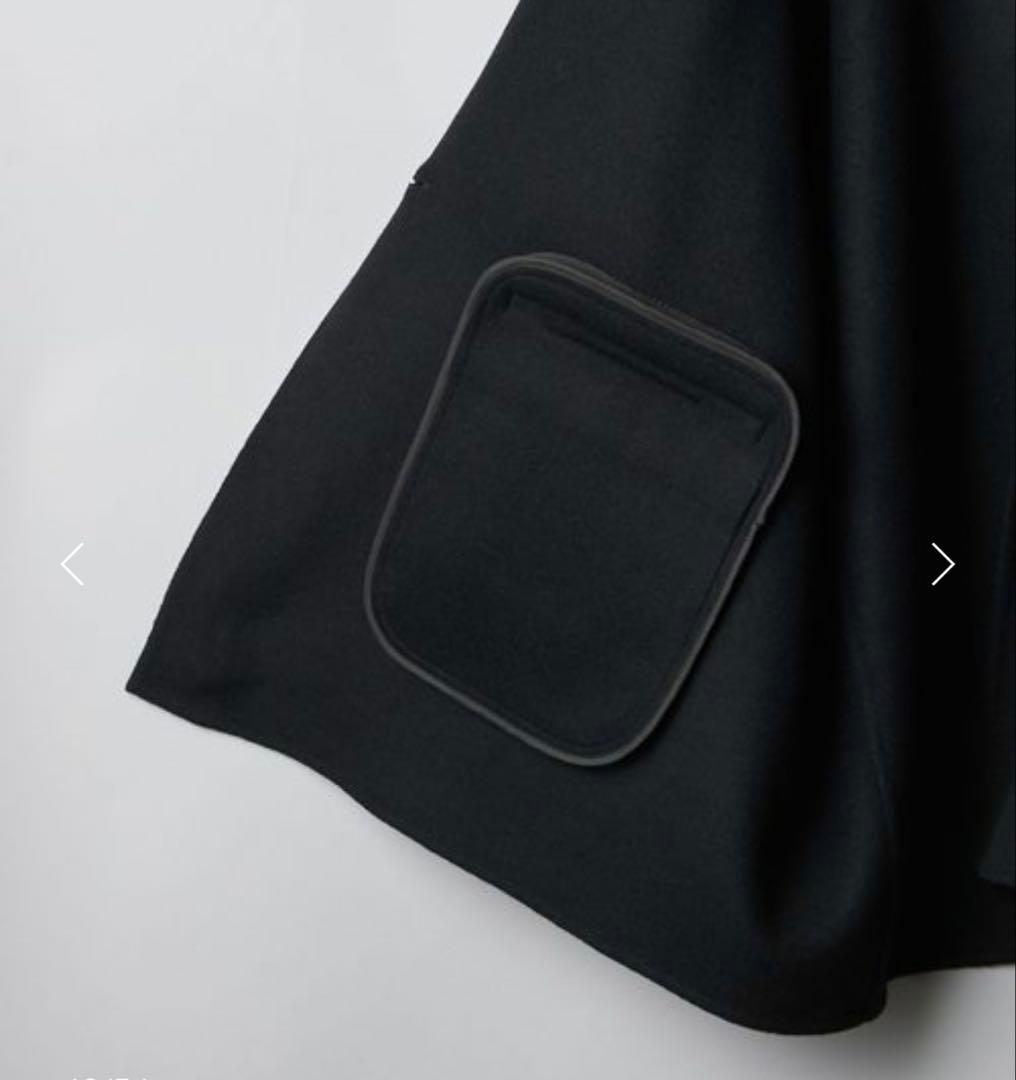 【未使用】BEAUTY&YOUTH リバー テーラードミドルコート　黒M