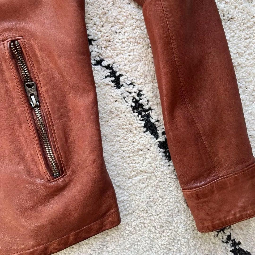 ジャケット・アウター 00s avirex sheep leather jacket brown