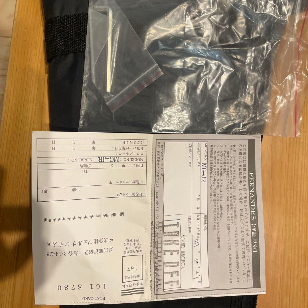 限定100本希少　hideモデルギター　ミニギターMG-Jr チェリー