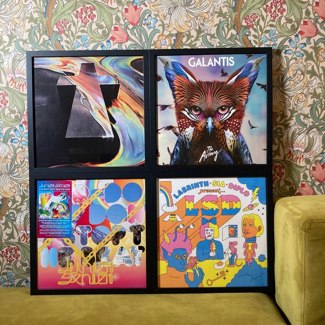 LPレコード4枚用額縁フレーム【製作品】