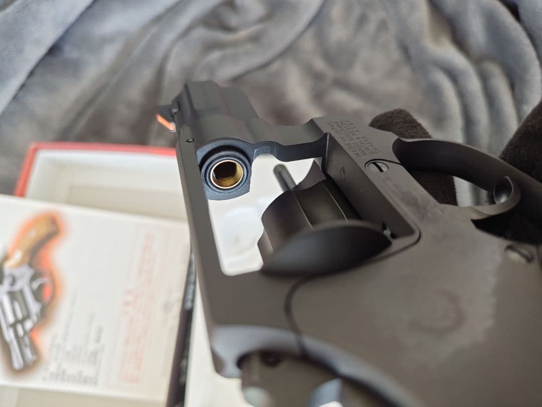 タナカ S&W M36 PC 2in HW 実物ホーグラバーグリップ付き