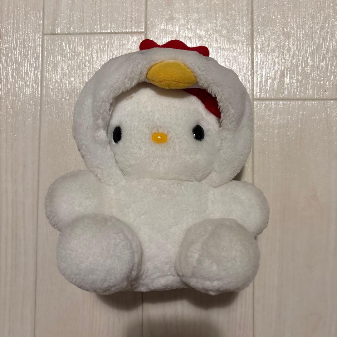 希少レアサンリオ2002年バードハローキティぬいぐるみ当時物00s鳥酉年鶏干支