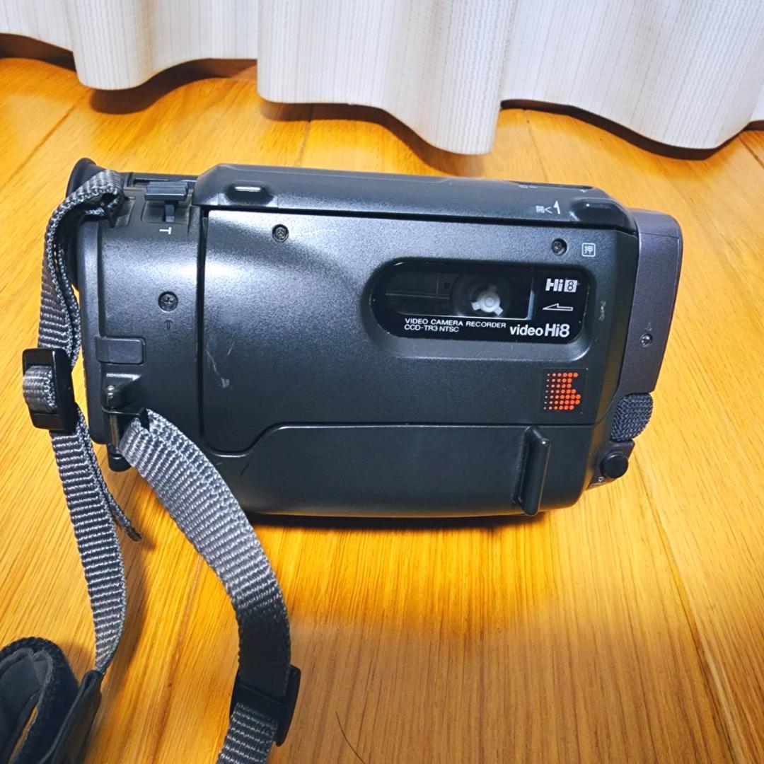 【動作確認済】SONY 高画質 Hi8 ビデオカメラ CCD-TR3 説明書 付