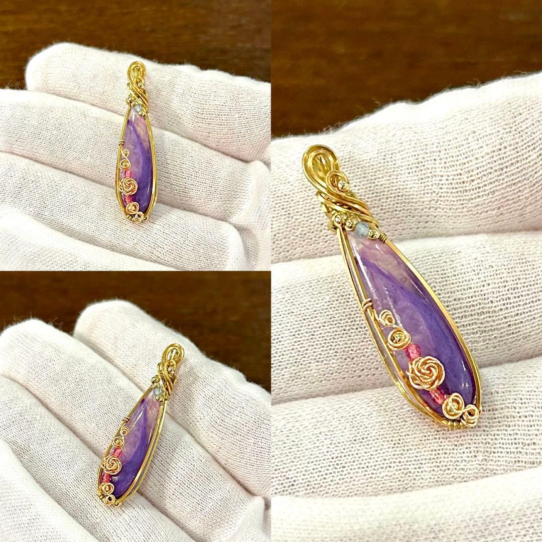 みィ☆ページ☆☆リクエスト3点 ワイヤーラッピング アート ジュエリー