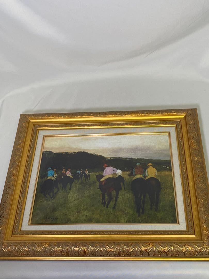 2254❣️ 　ロングシャムの競走馬 エドガー・ドガ 　立体複製　6号