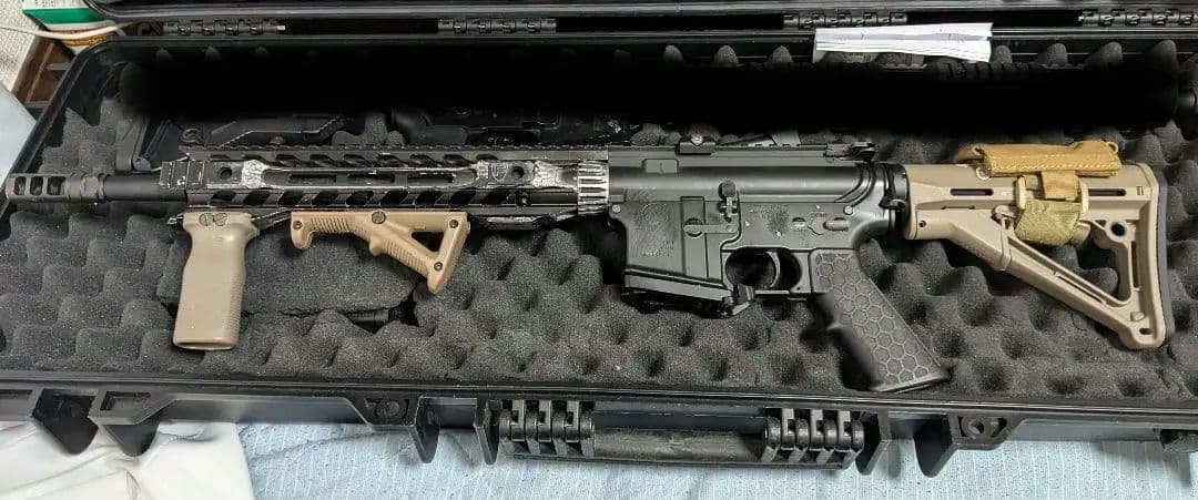 東京マルイ M4MWS AR-9コンバージョンキット組み込み済み