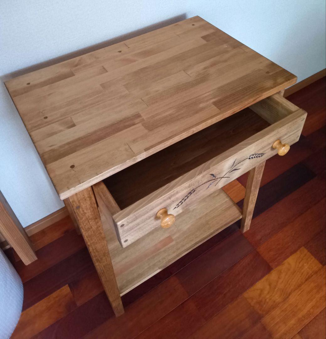 感謝価格＊カントリー家具＊麦の穂＊ミニテーブル