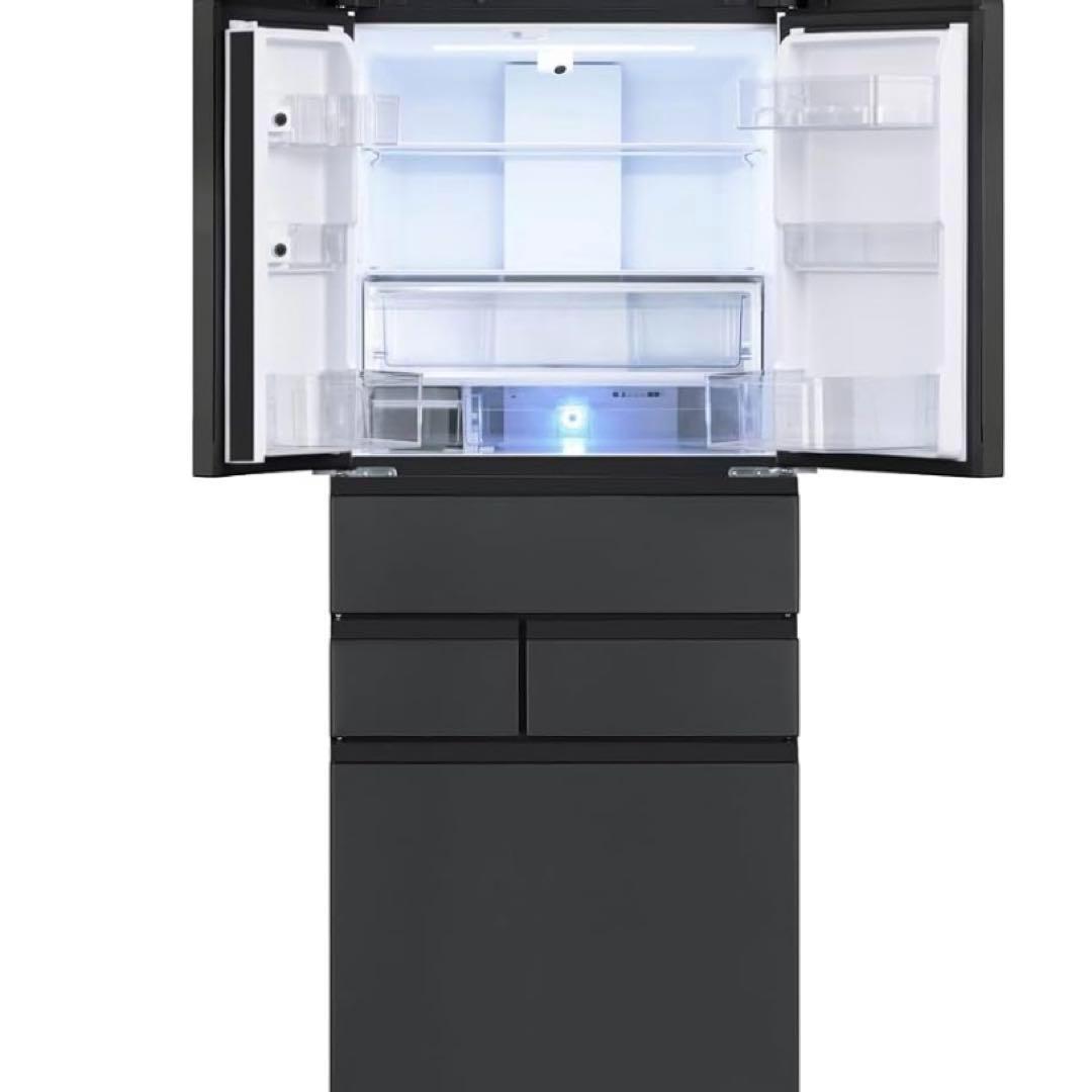 【庫内カメラ搭載】 アイリスオーヤマ 冷蔵庫 453L IRSN-C45A-B