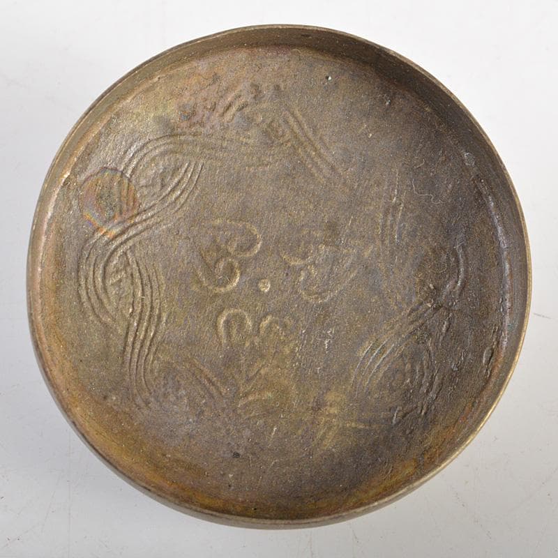 中国　古銅青銅　饕餮文　水注　水滴　M　R7365