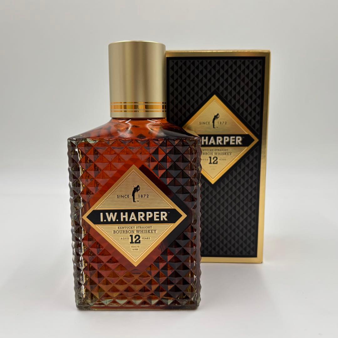 未開封 I.W.HARPER ハーパー 12年 バーボン ウイスキー 750ml