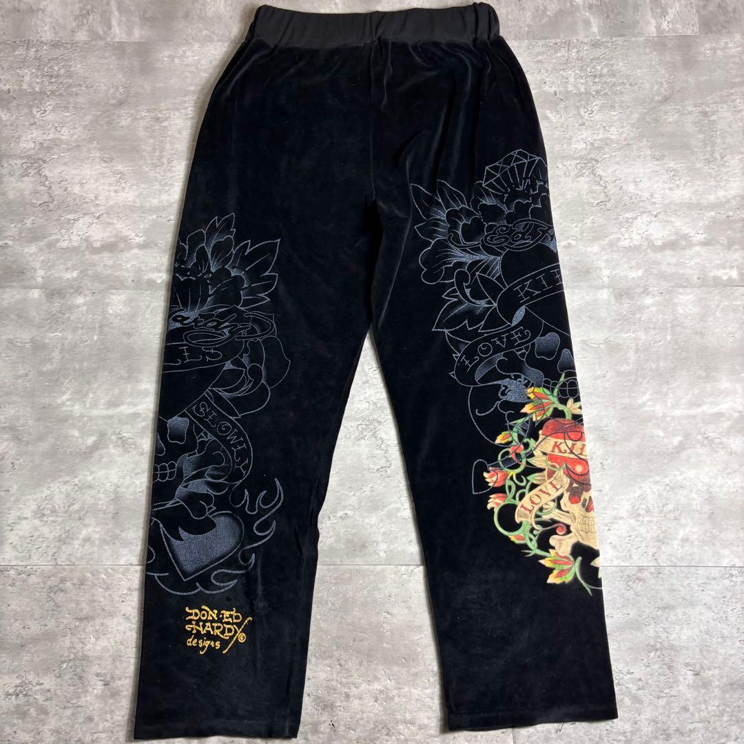 エドハーディー セットアップ ベロア XXL