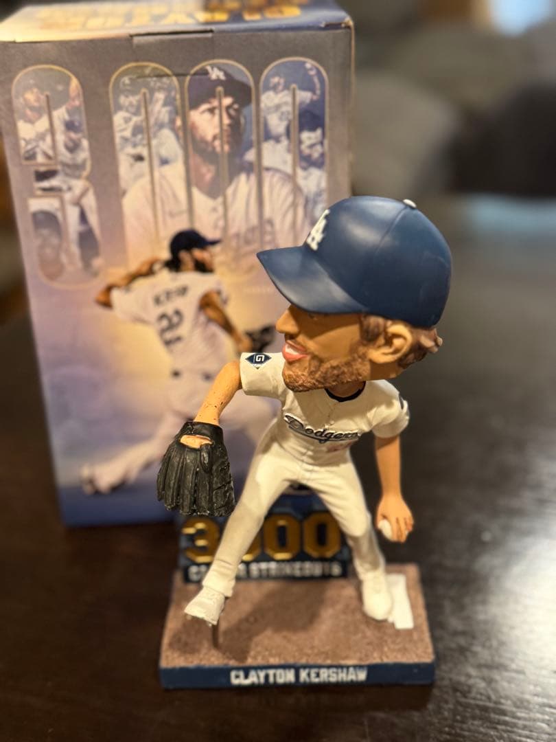 【球場限定】9/20クレイトンカーショー3000奪三振ボブルヘッド