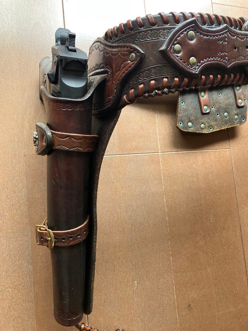 デザートイーグル10インチ+専用ガンベルト+フリーダムアートメタルグリップ