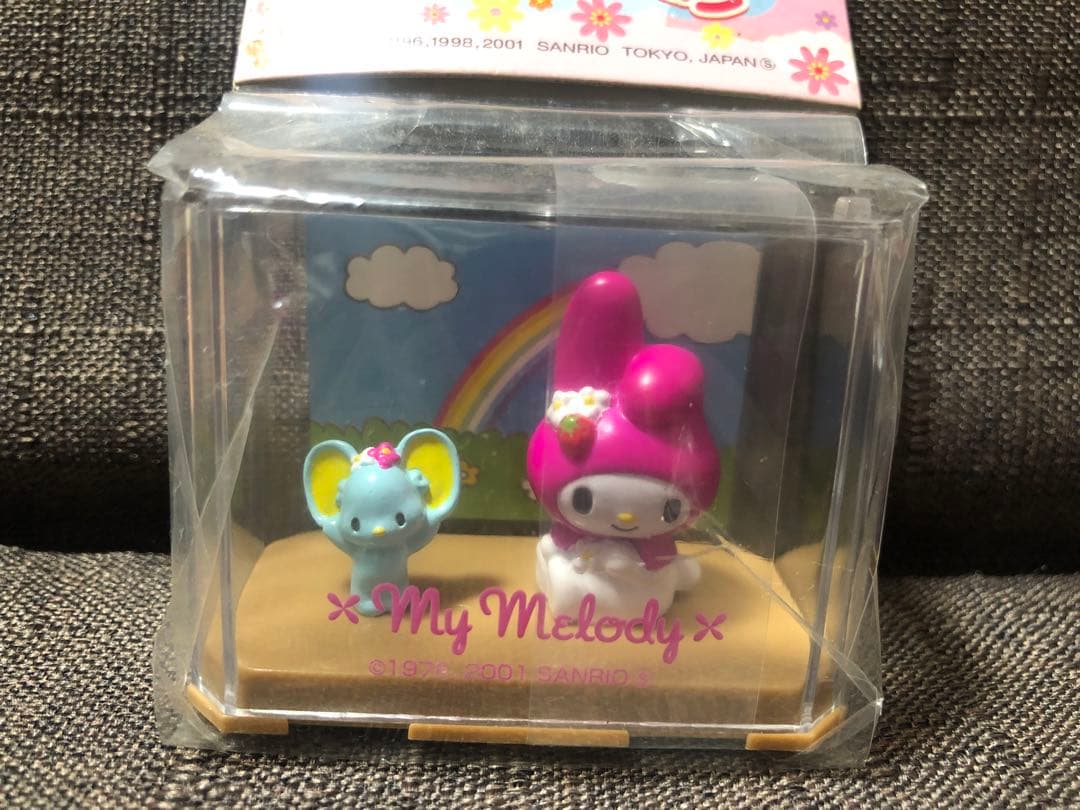 レトロ　サンリオキャラクター　ミニジオラマ　コレクション　キティ　マイメロディ