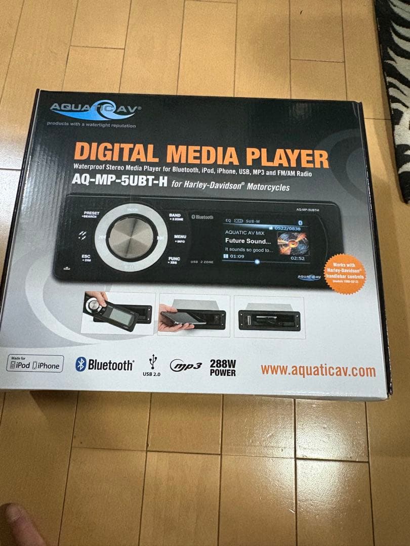 AQUATIC AV AQ-MP-5UBT-H bluetooth接続