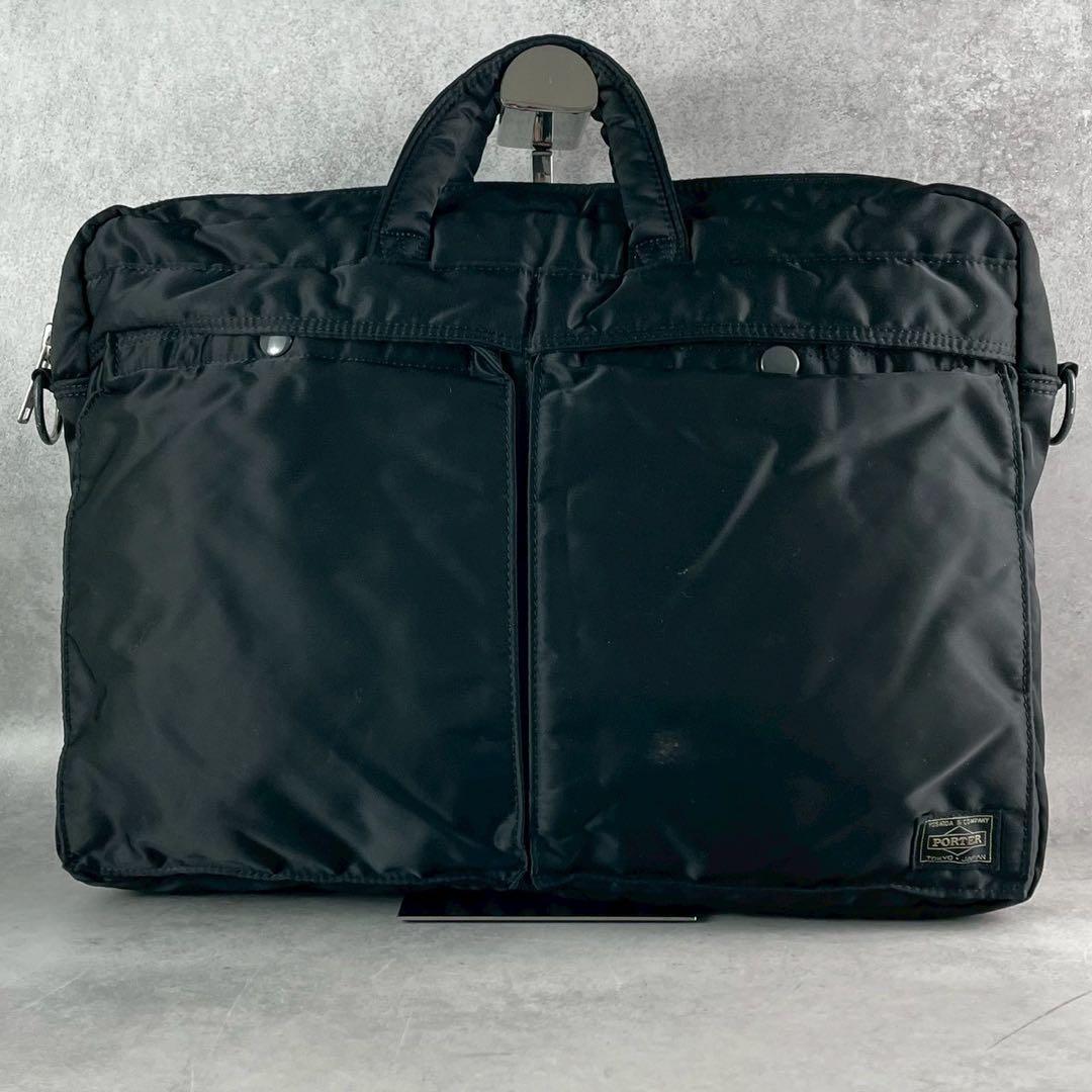 PORTER ビジネスバッグ 2way ブリーフケース タンカー ブラック 黒