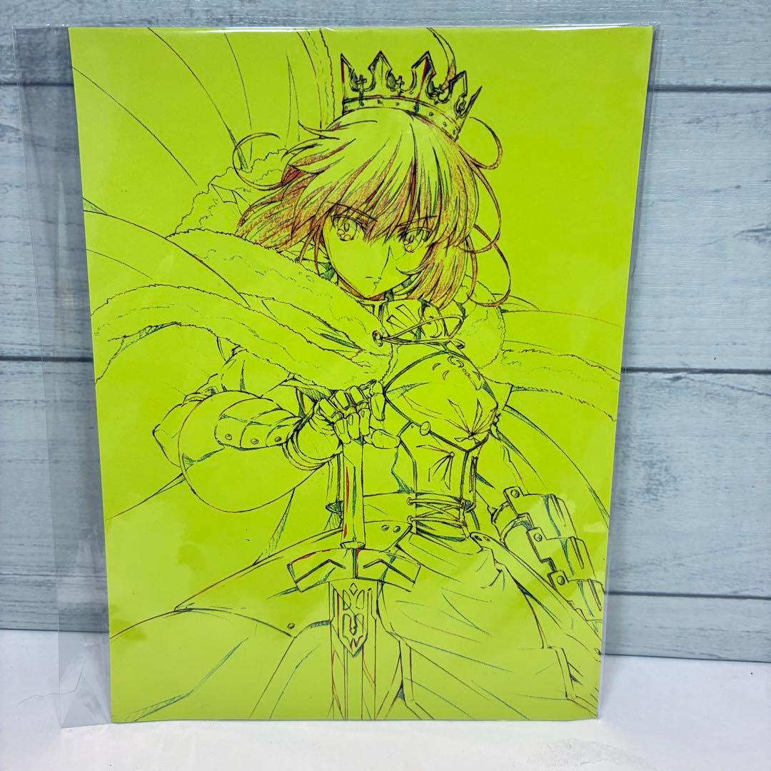 Fate stay night でかポストカード セイバー アルトリア 須藤友徳