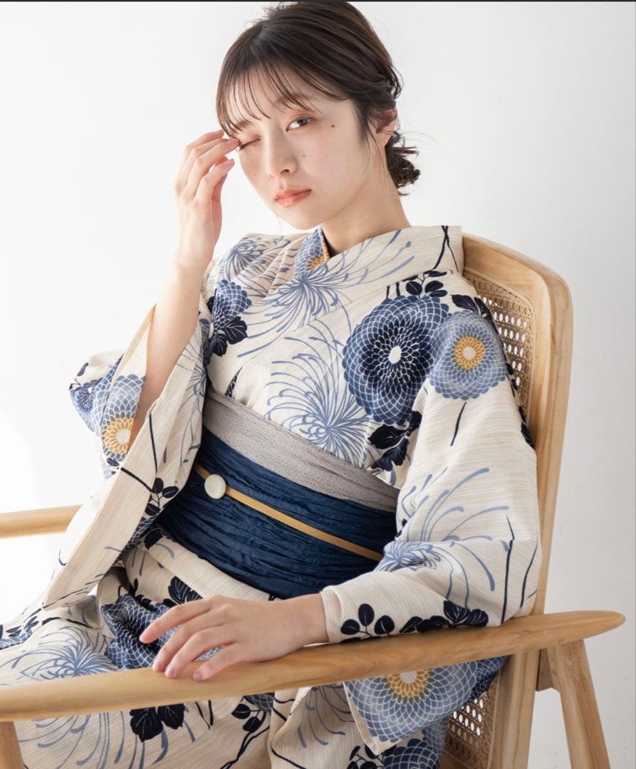 最終価格⭐️新品未使用未開封品　 ゆかた館グレース　人気浴衣M 5点セット